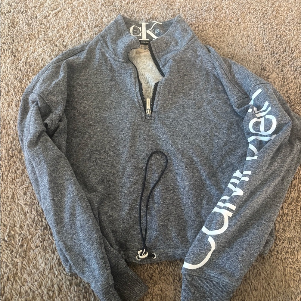 Calvin Klein Charcoal Cowl Neck Sweater